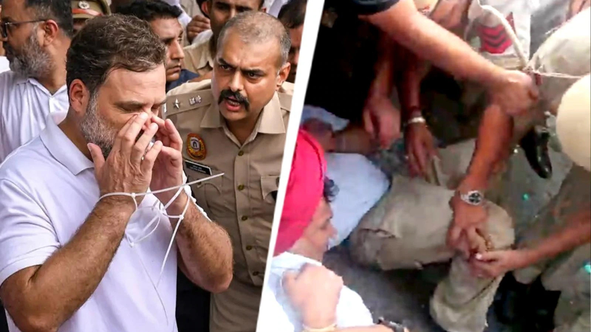 राहुल गांधी के धरने से क्यों चिढ़ी आम आदमी पार्टी