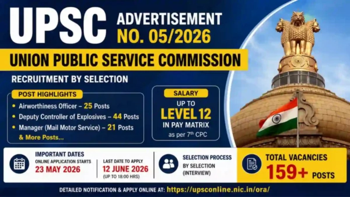 UPSC recruitment 2026