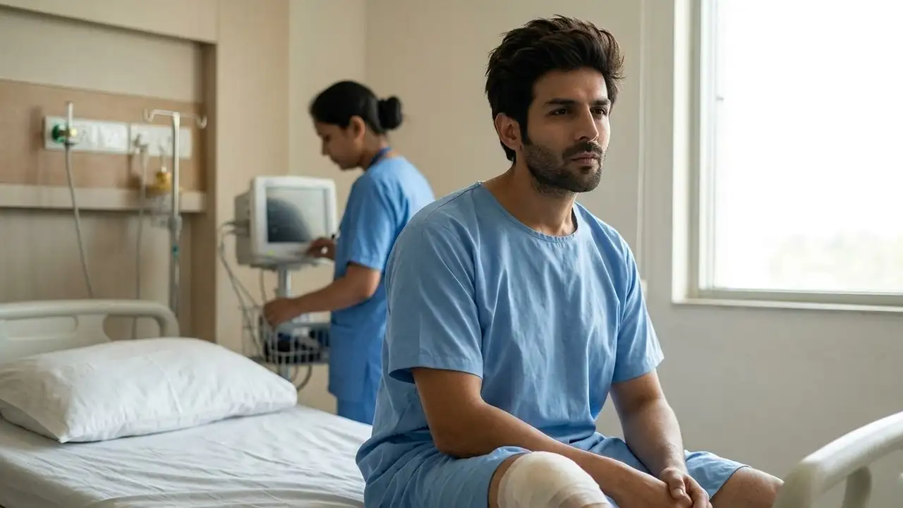 कार्तिक आर्यन शूटिंग के दौरान हुए हादसे का शिकार