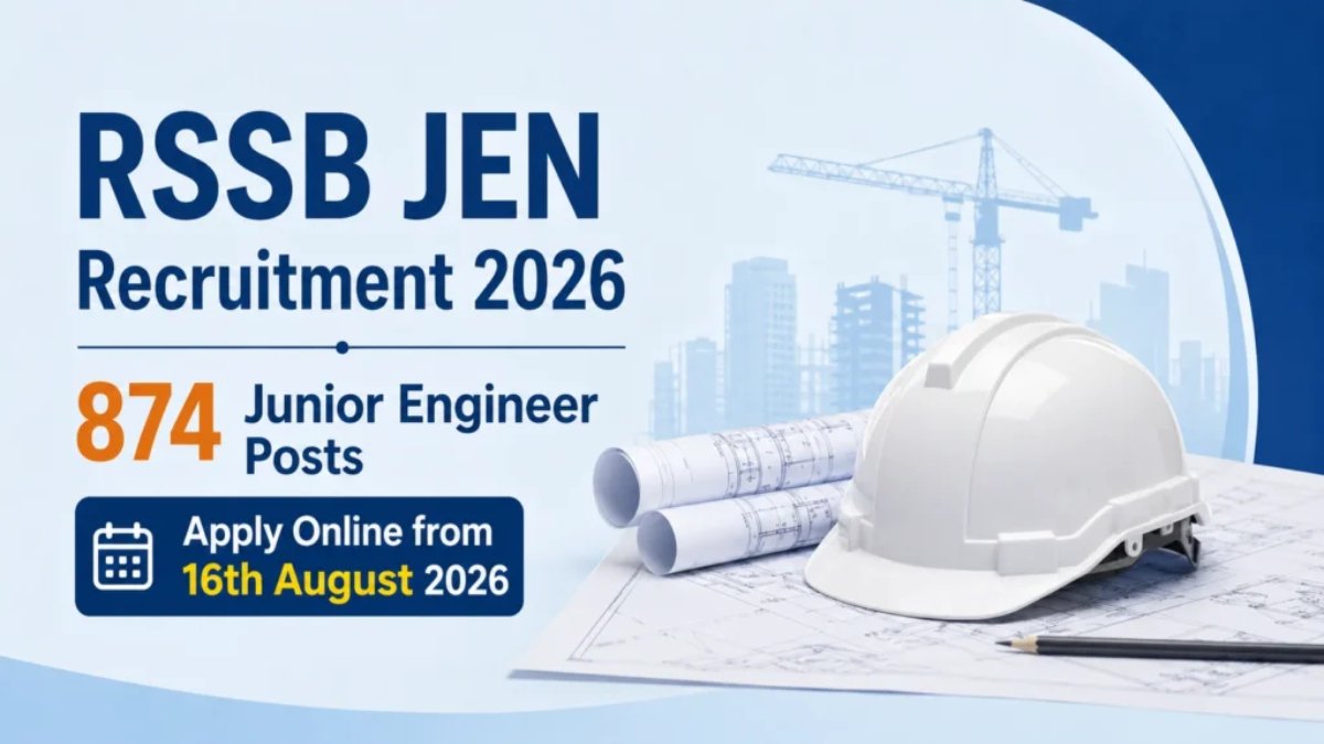 RSSB JE Recruitment 2026