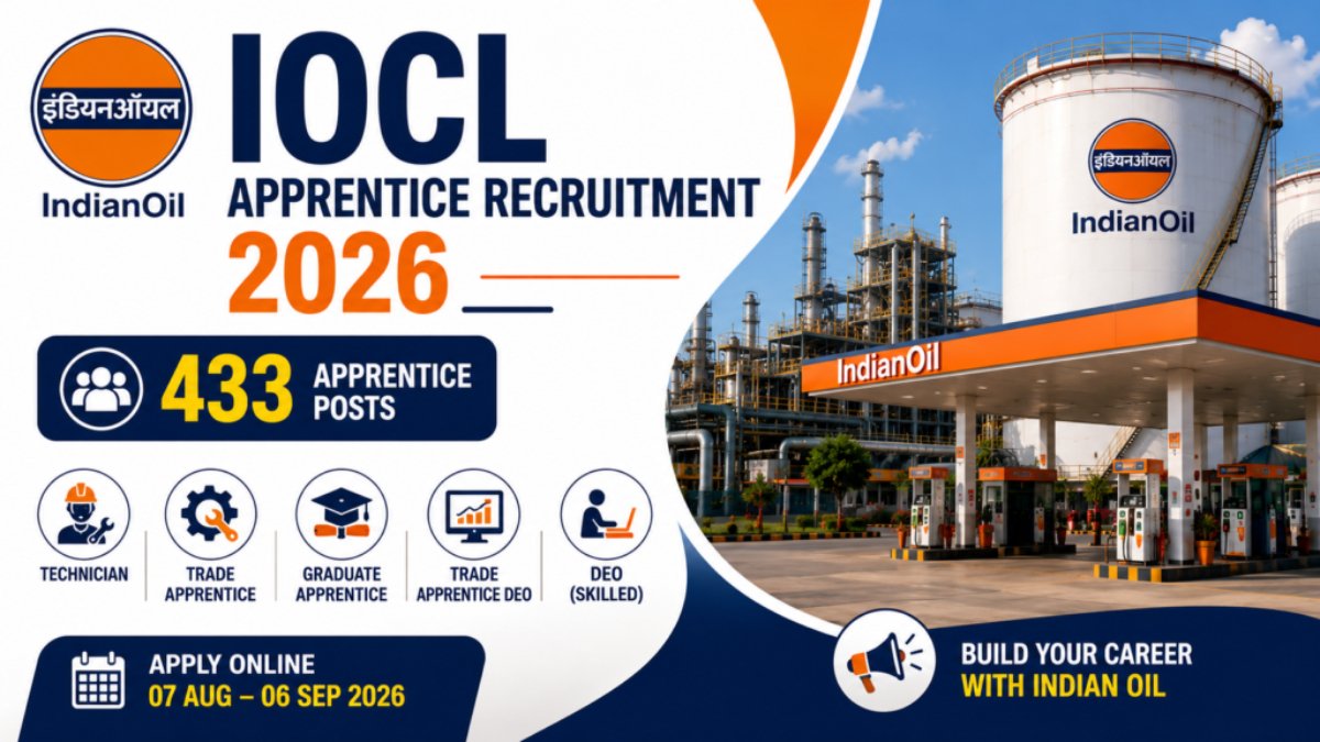 IOCL अप्रेंटिस भर्ती 2026