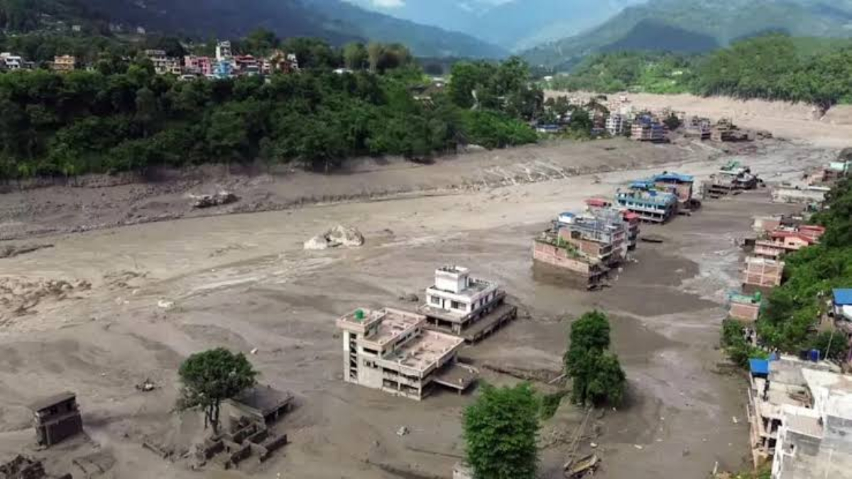 नेपाल में बाढ़ की तबाह