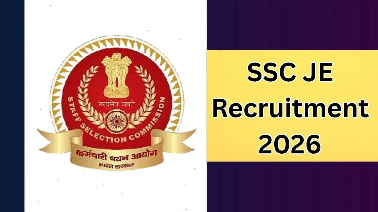 SSC JE Recruitment 2026