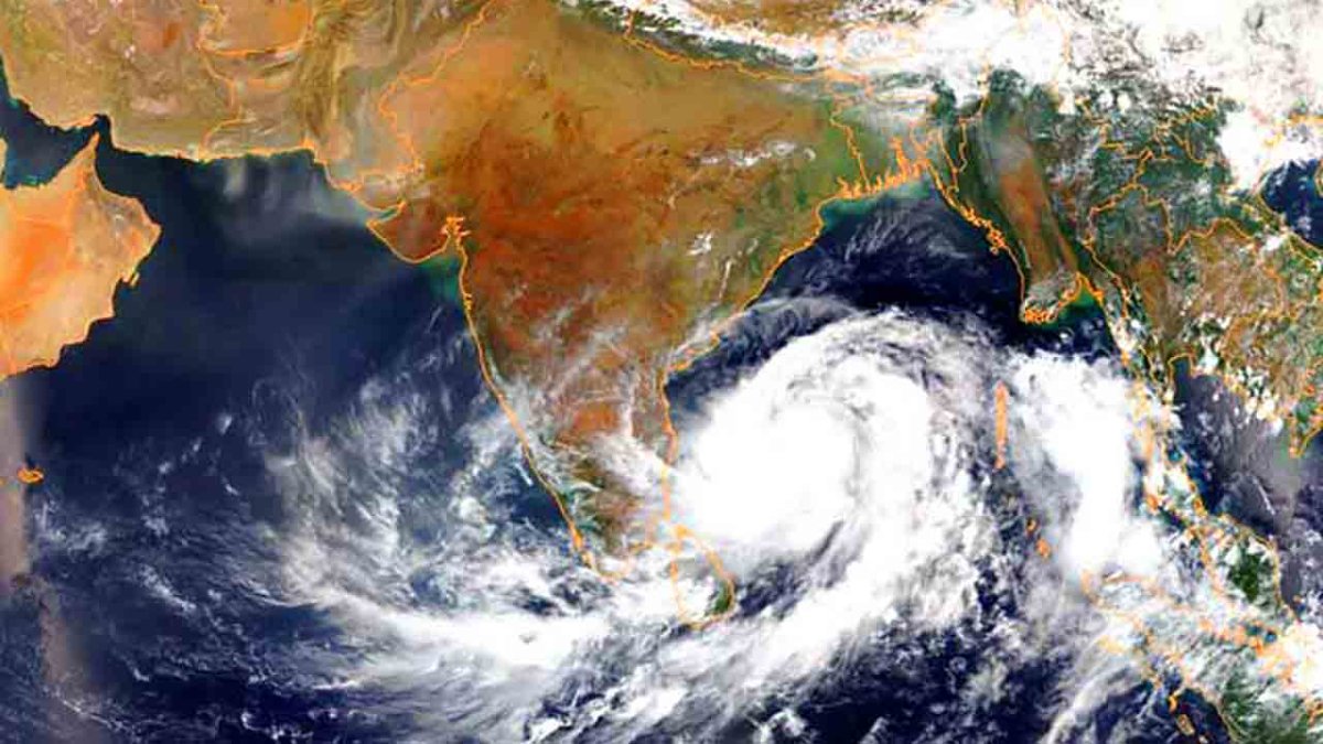 बंगाल की खाड़ी में बना गहरा दबाव क्षेत्र