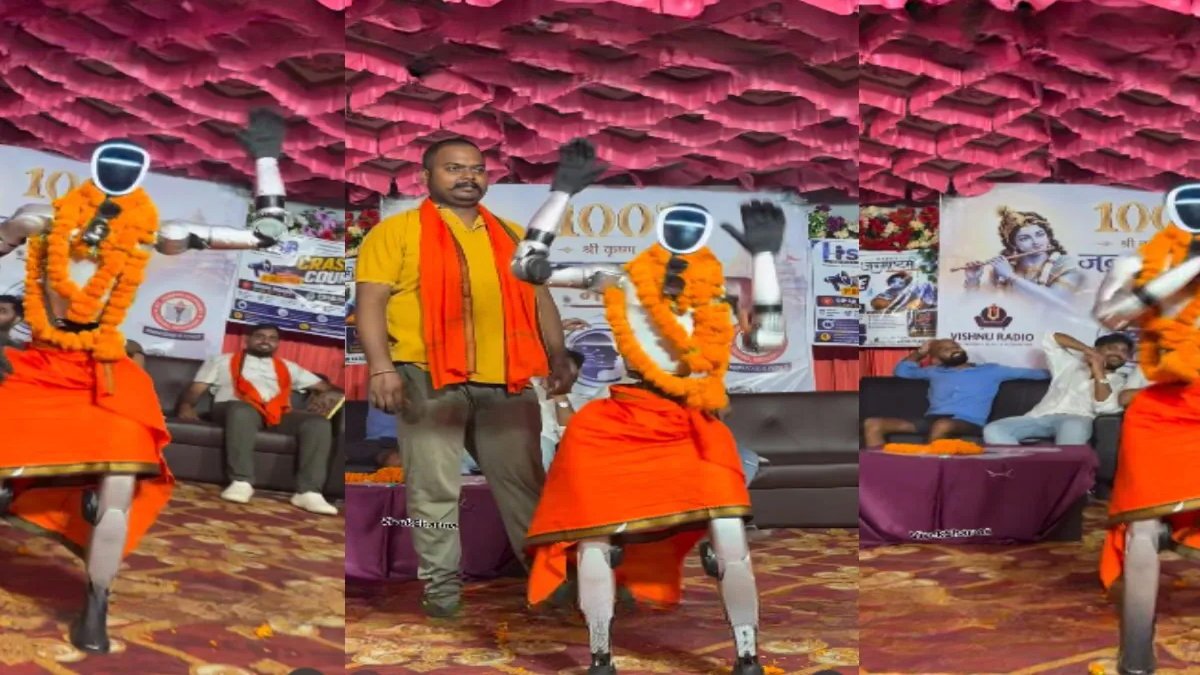 पवन सिंह के गाने पर झूमा ह्यूमनॉइड रोबोट, 'लॉलीपॉप लागेलू