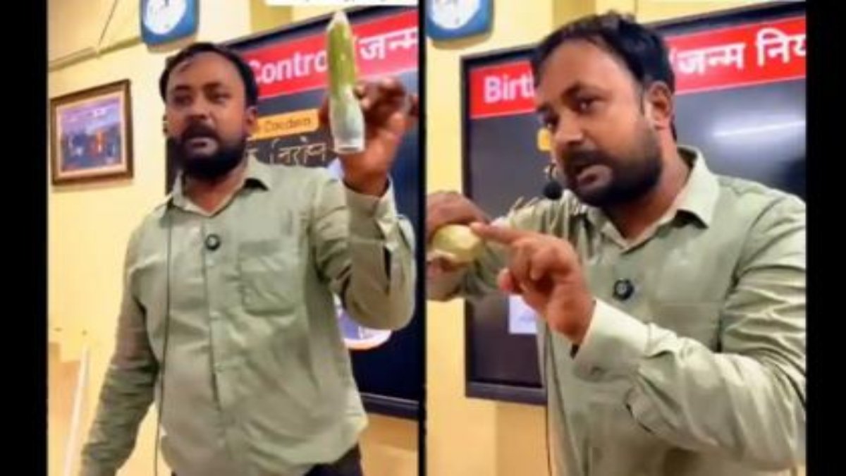 बिहार के बायोलॉजी टीचर की क्लास का वीडियो वायरल