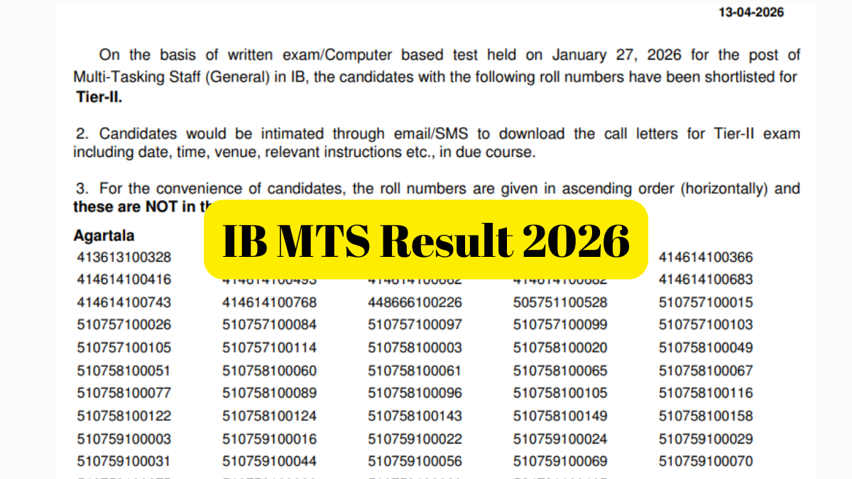 IB MTS Final Result 2026
