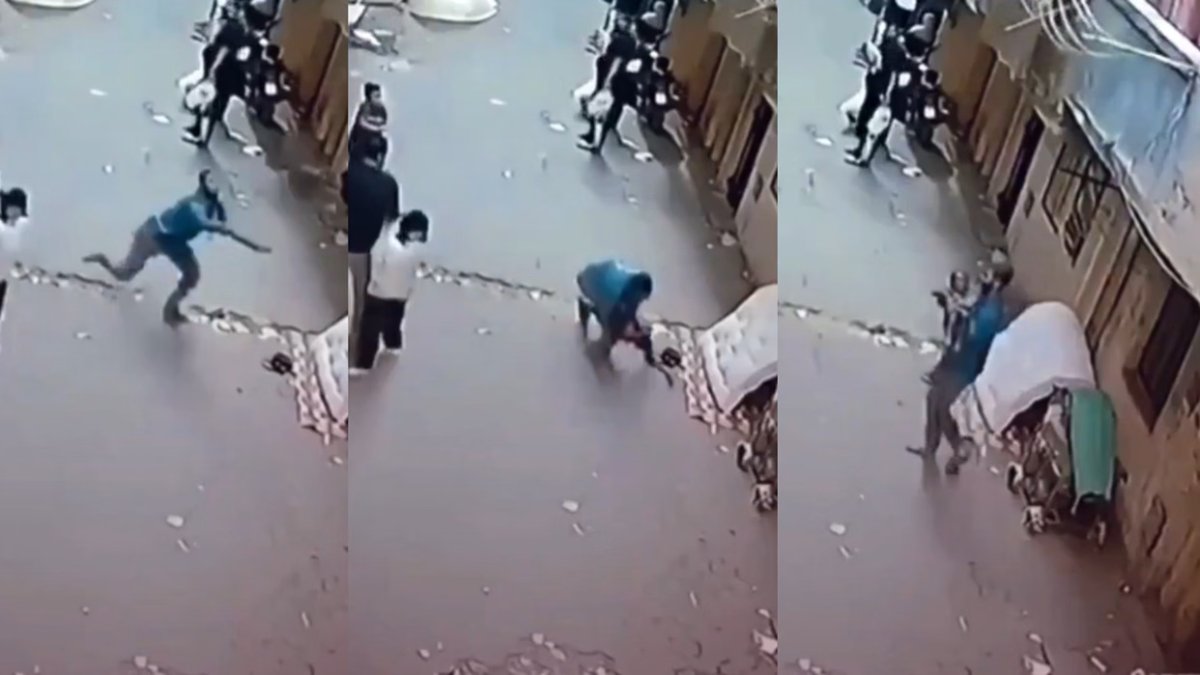 बालकनी से गिरते मासूम को 5 सेकेंड में हवा में लपका